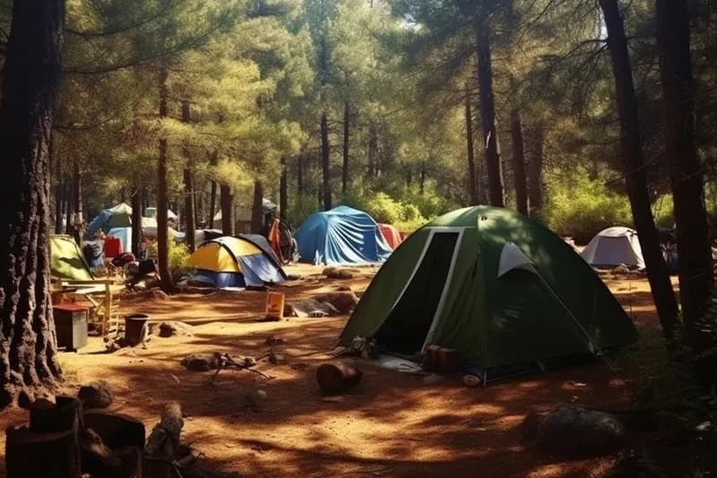 Fethiye Katrancı Koyu Orman Kampı: Çadır Alanı ve Mükemmel Plajı