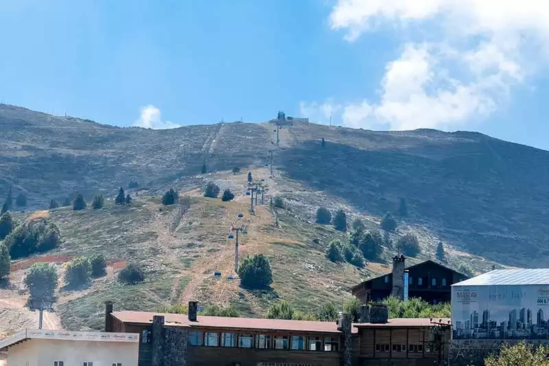 Uludag kayak pistleri ve liftleri