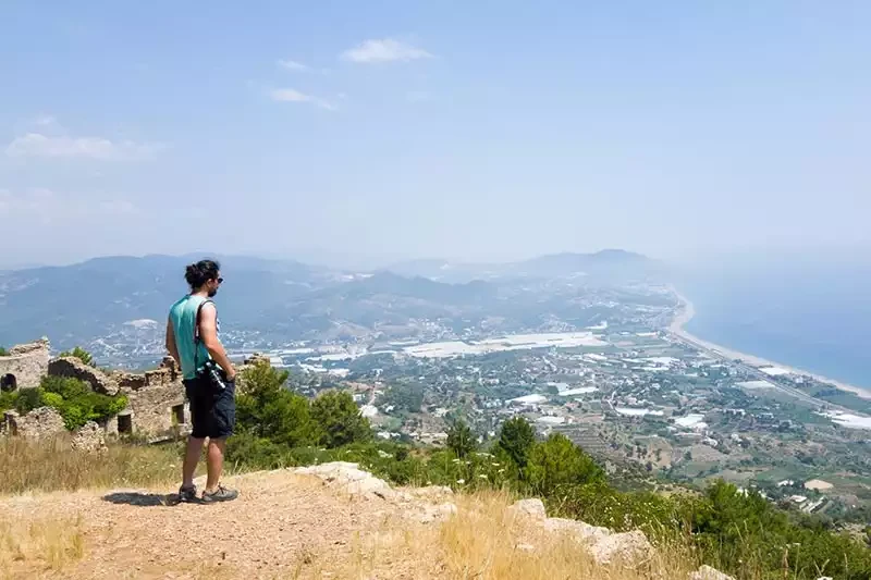 Alanya syedra antik kenti manzarasi