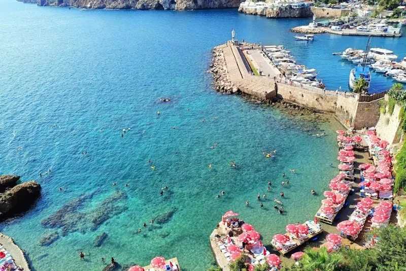 Antalya mermerli plaji nasil gidilir