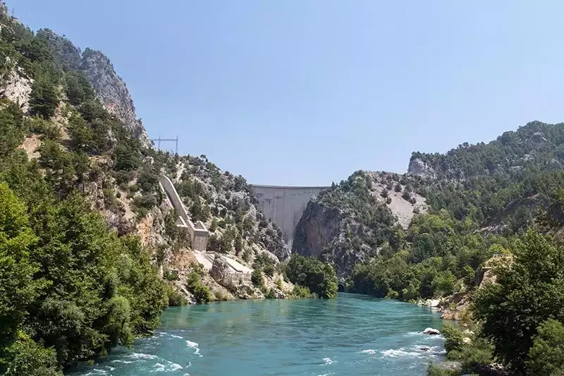 Manavgat oymapinar baraji gorulecek yerler