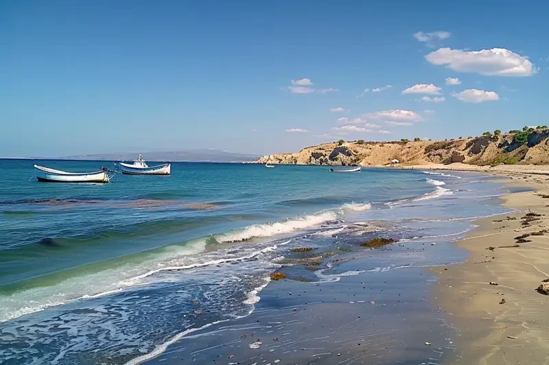 Badavut plaji ayvalik sahilleri