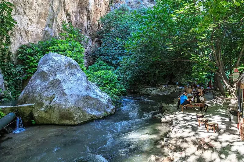 Saklikent milli parki gezi yazisi