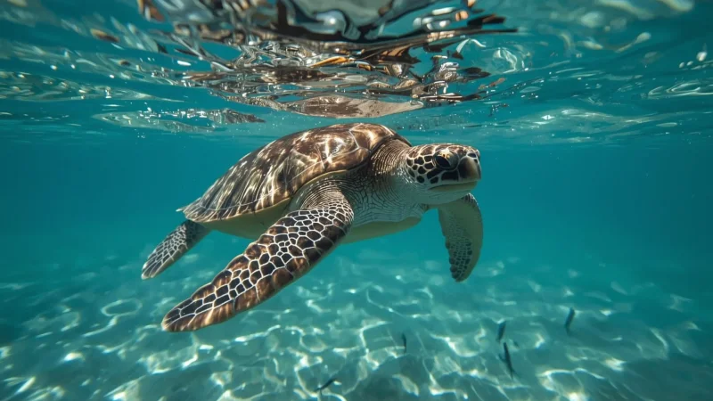 Dalyan iztuzu plaji caretta kaplumbaga