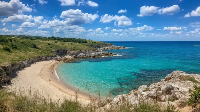Italyan koyu ege plajlari