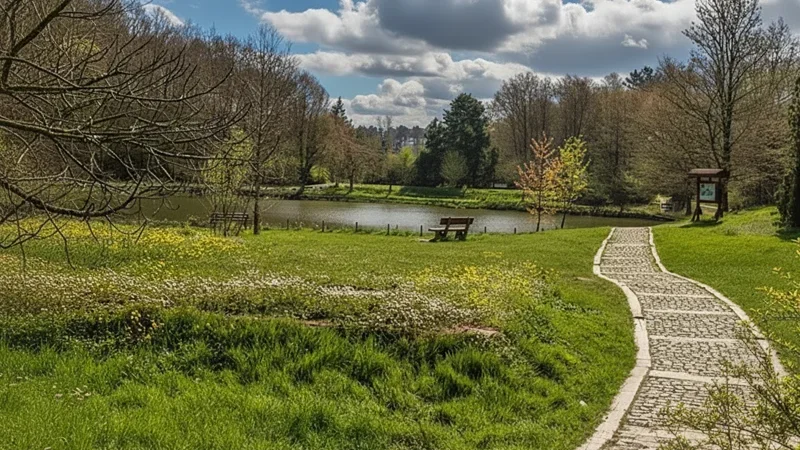 Ataturk arboretumu yuruyus yollari