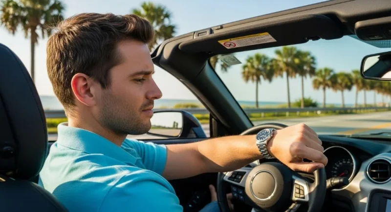 Florida time zone change driving