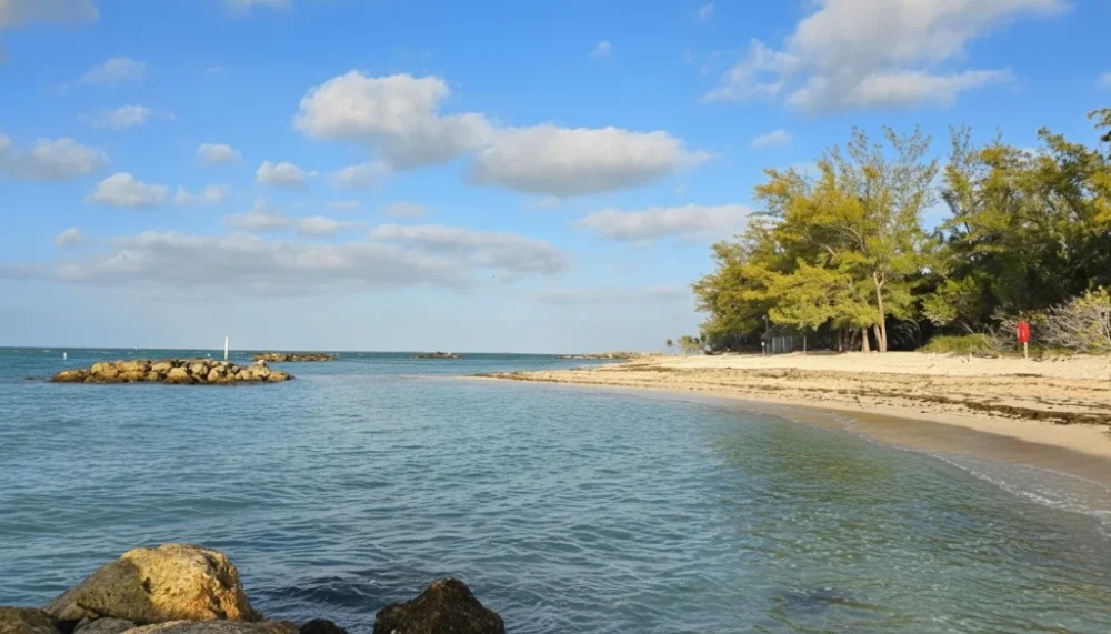 Fort zachary taylor beach rocks