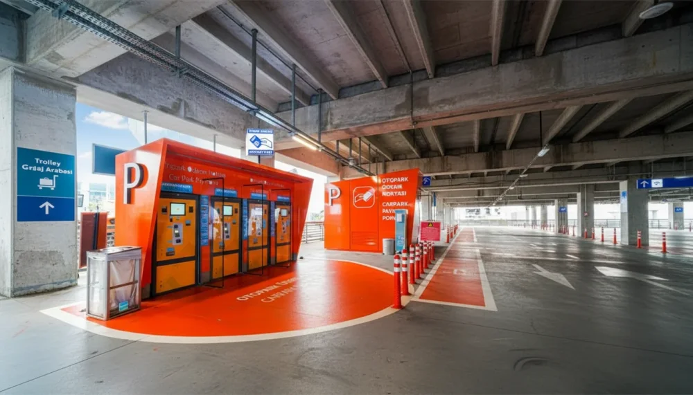 Istanbul havalimani otopark odeme noktasi