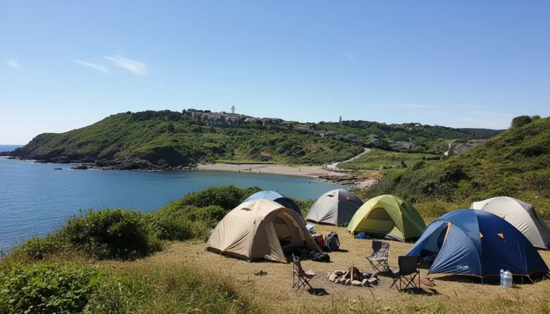 Marmaracik koyu tabiat parki kamp alani