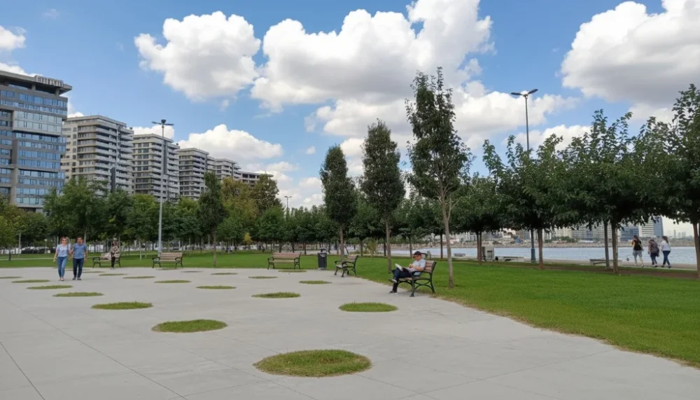 Yesilkoy sahil bakirkoy parki oturma banklari