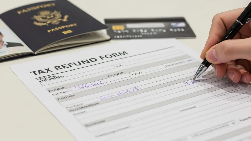 Yurt disi alisveris tax free formu