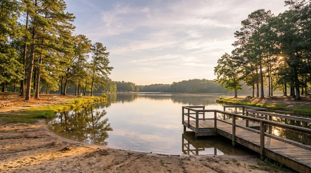 Beaches near atlanta acworth beach at cauble park