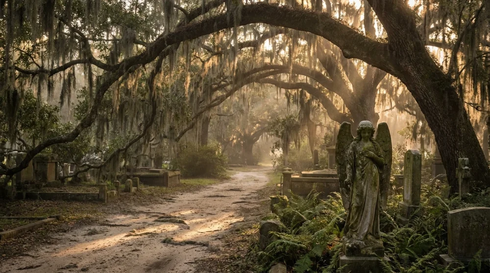 Bonaventure cemetery savannah girl statue