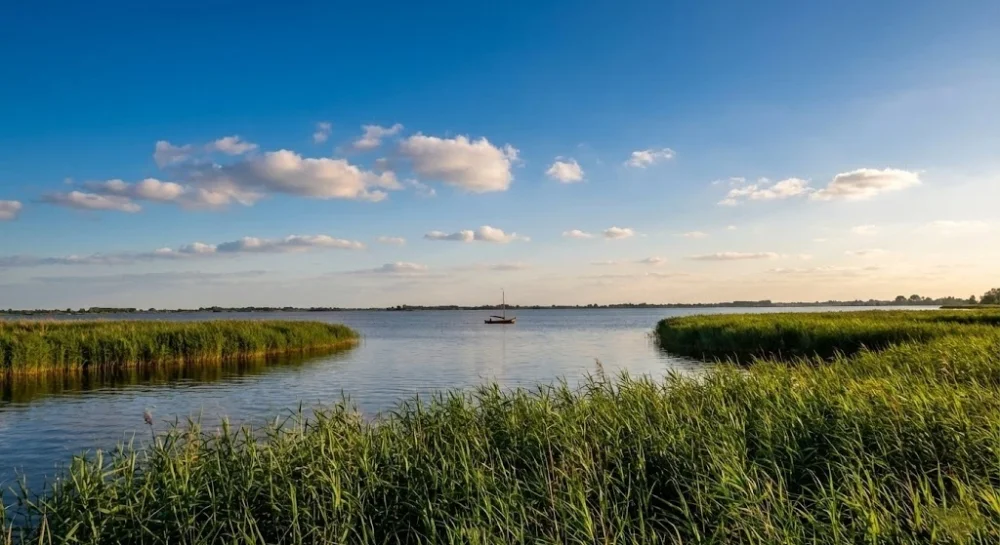 Bovenwijde lake sailing route map