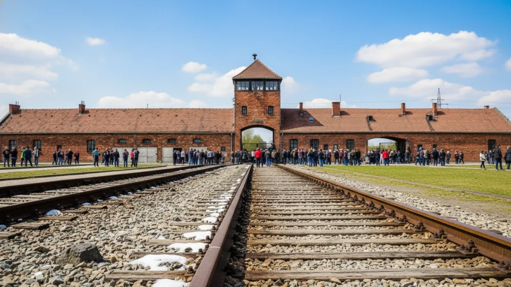Dark tourism auschwitz birkenau poland