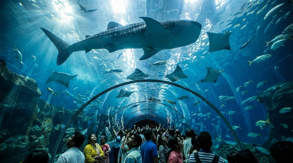Georgia aquarium atlanta tunnel