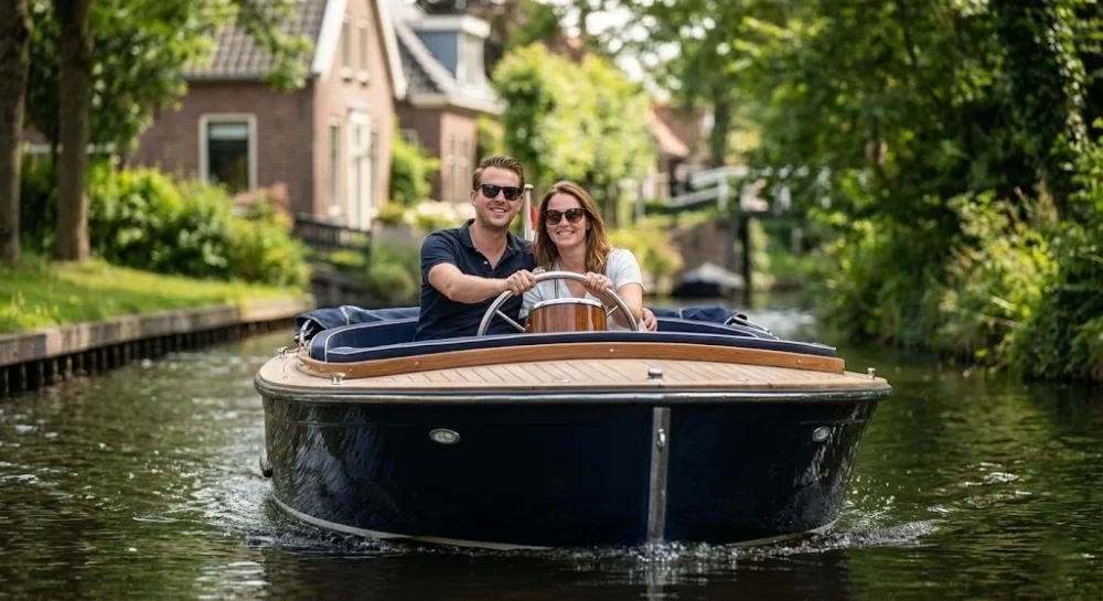 Giethoorn boat rental guide canals
