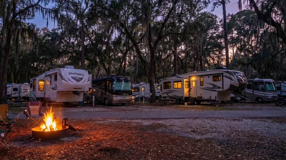 Jekyll island campground rv areas