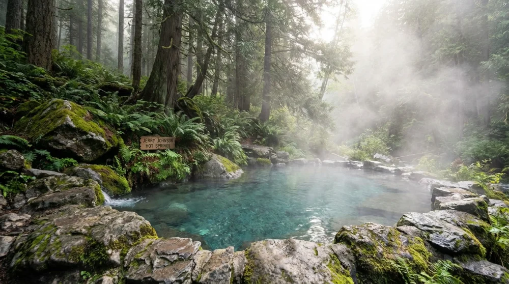 Jerry johnson hot springs in idaho