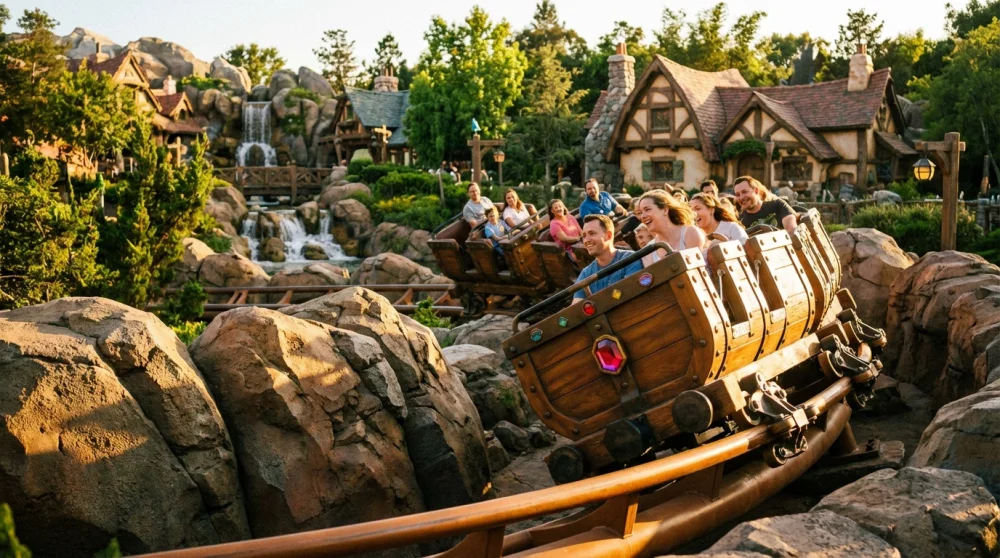 Magic kingdom rides attractions seven dwarfs mine train