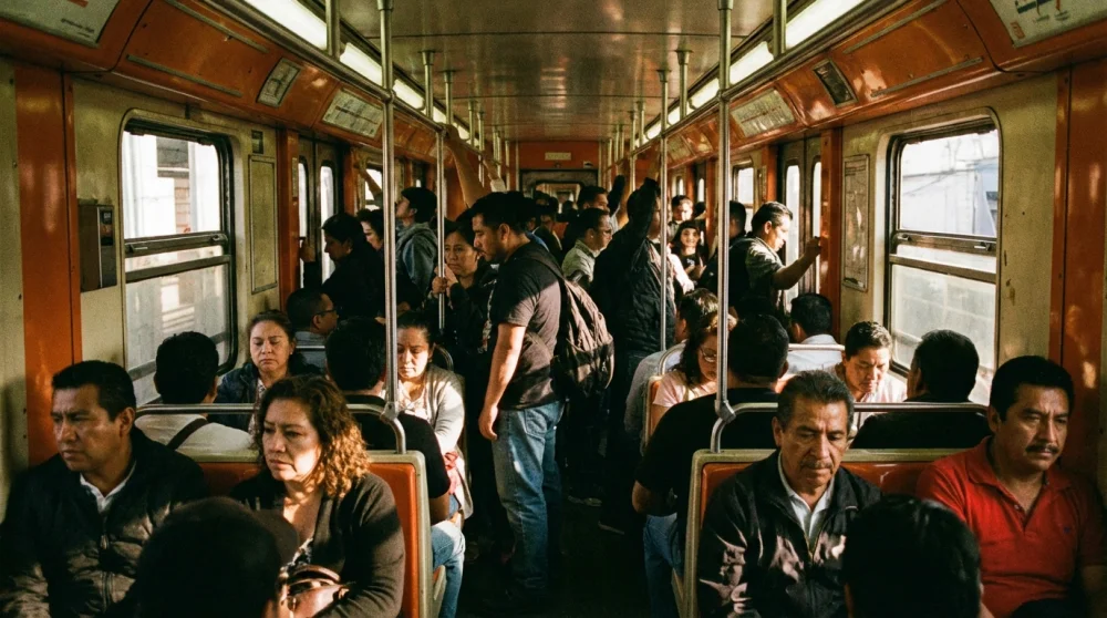 Mexico city vs nyc population size transportation