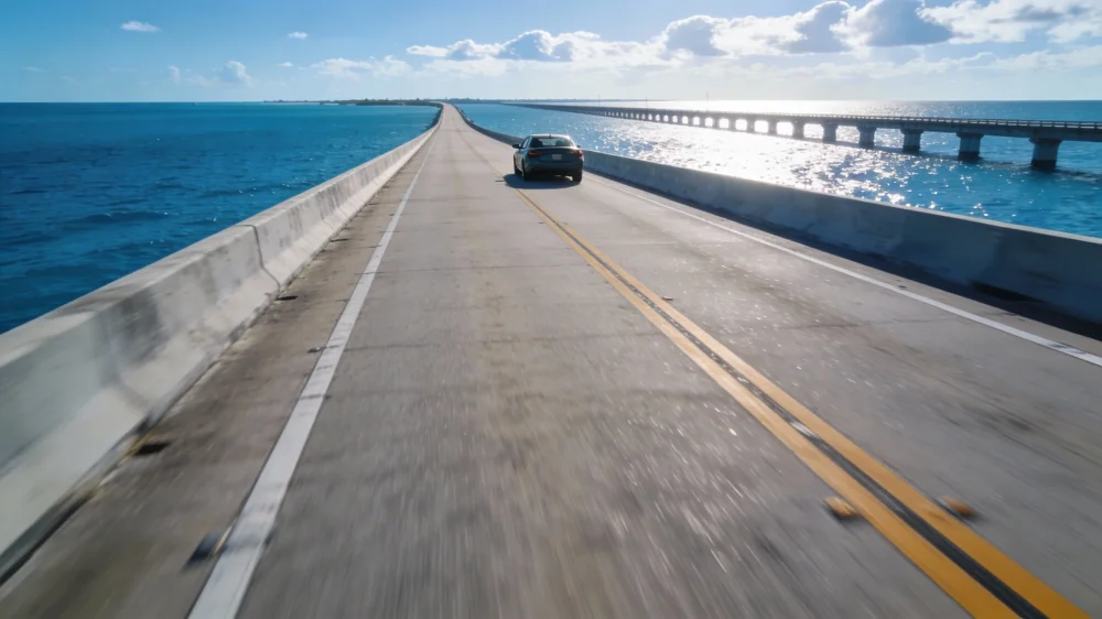 Miami key west travel car