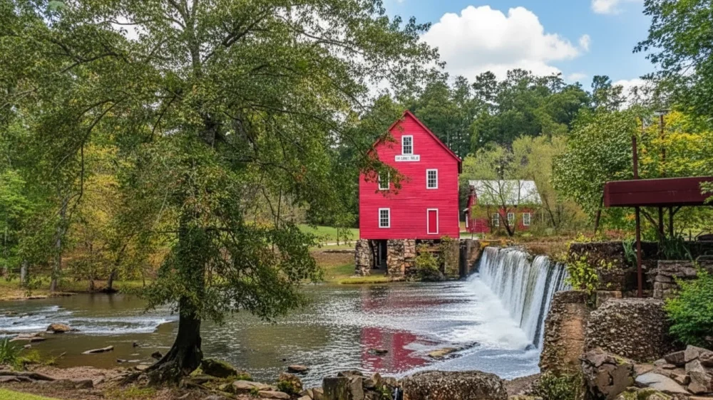 Starrs mill waterfall park places to visit