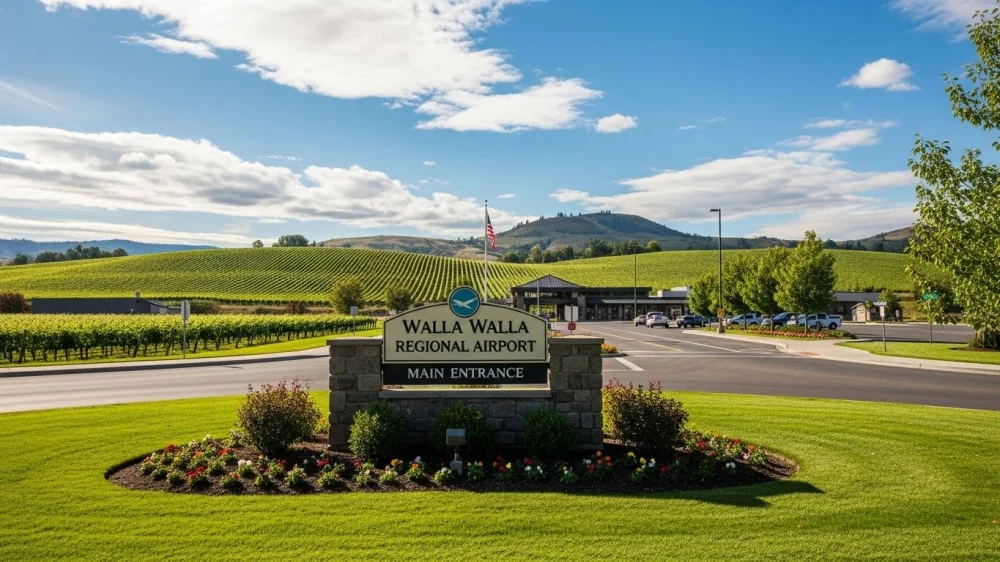 Walla walla airport wine country