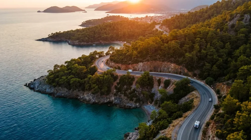 Dalaman fethiye scenic road