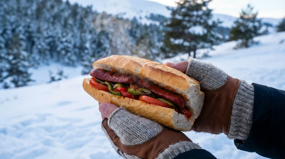 Elmadag kayak merkezi sucuk ekmek