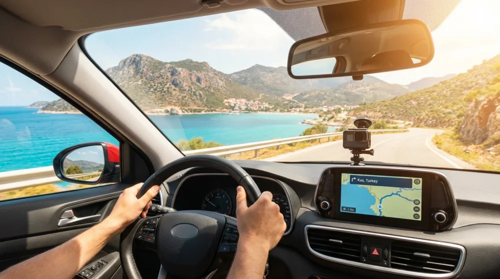 How to get to kas turkey renting car