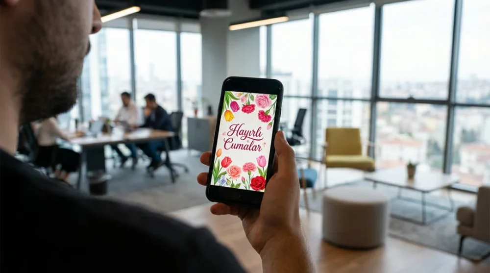 Islamic calligraphy hayirli cumalar