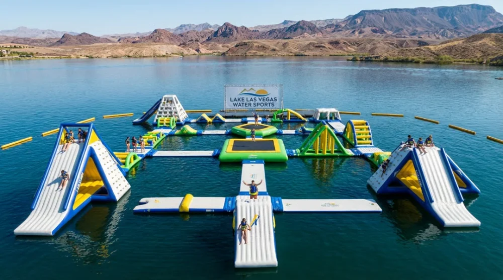 Lake las vegas inflatable water park