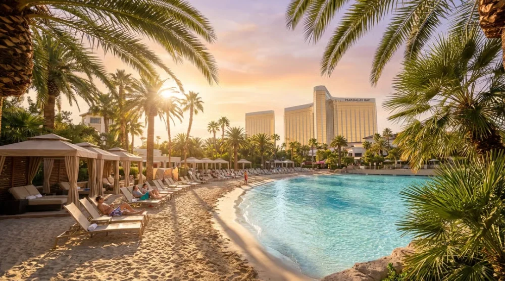 Mandalay bay beach wave pool