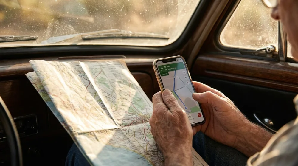 Offline maps navigation tips