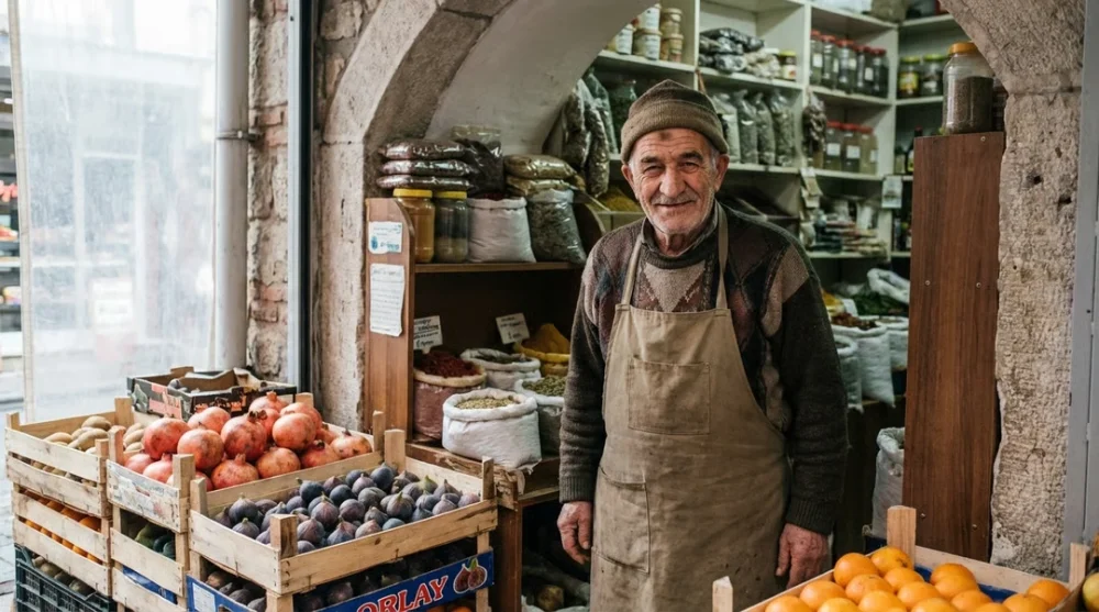 Shopkeeper greeting culture turkey