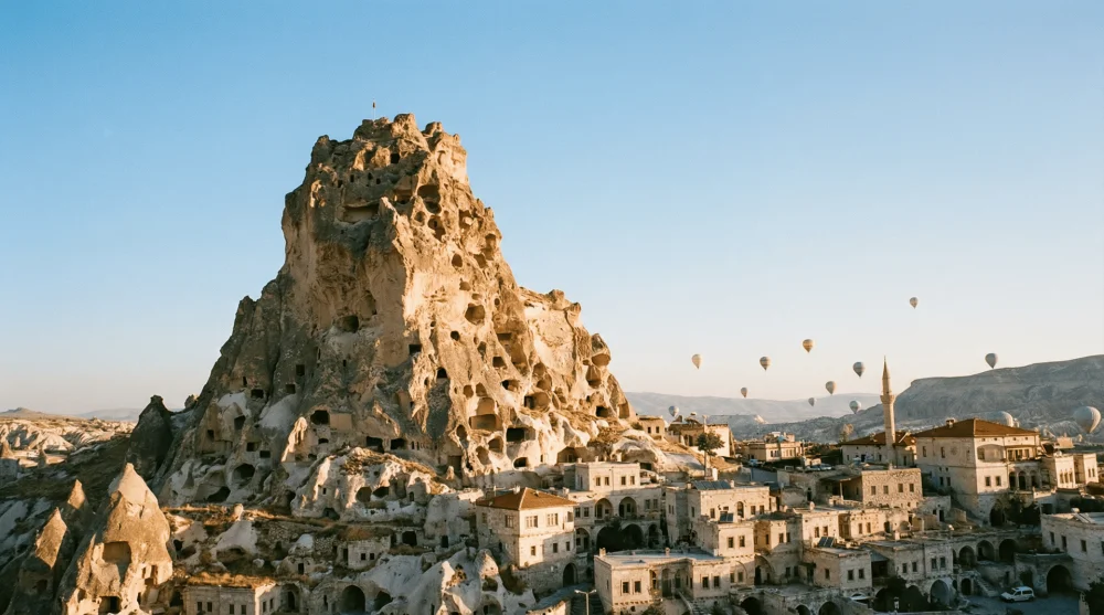 Uçhisar Kalesi: Kapadokya'nın En Yüksek Peribacası