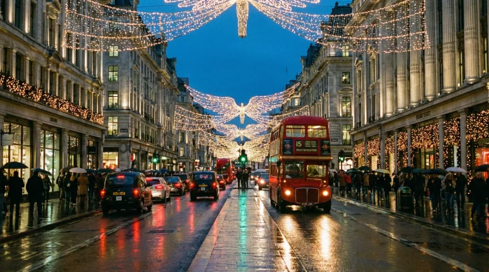 Uk bank holidays festive christmas lights