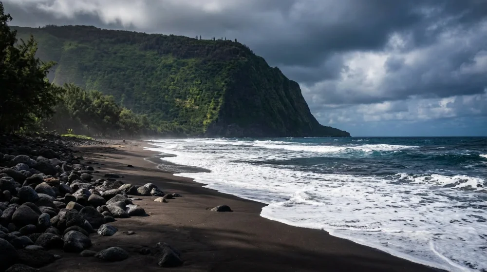Waipio valley lookout scenic view