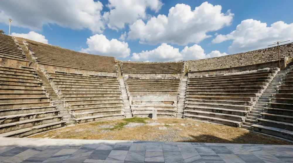 Bergama asklepion antik tiyatro
