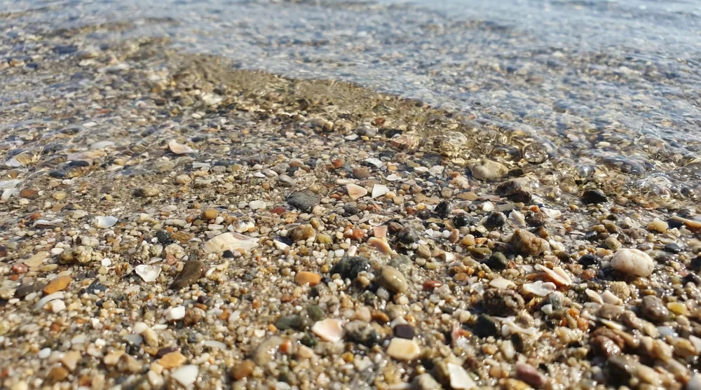 Bitez plaji kumsal taslik zemin detay