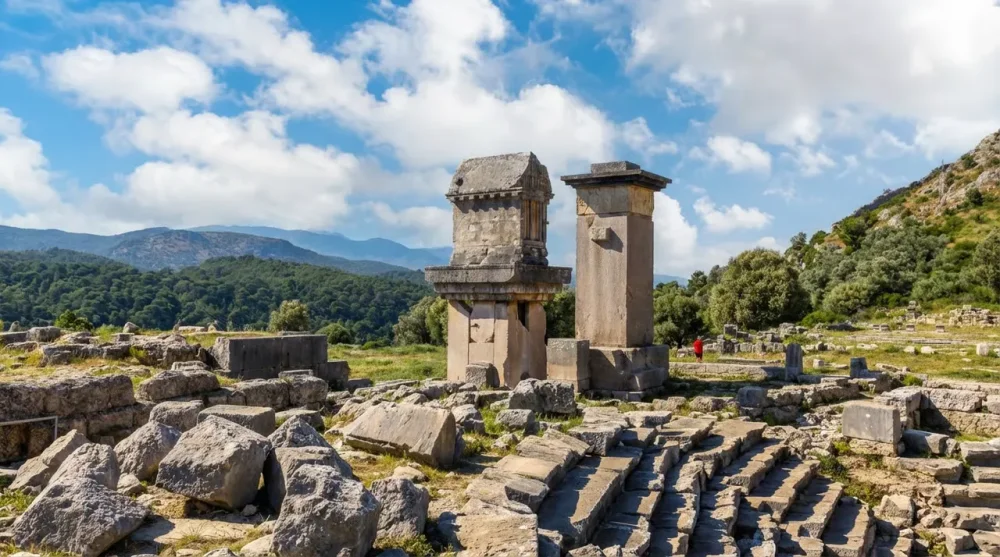 Xanthos antik kenti gezilecek yerler