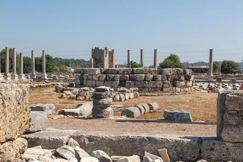 Antalya Perge Antik Kenti Agora Kalintilari
