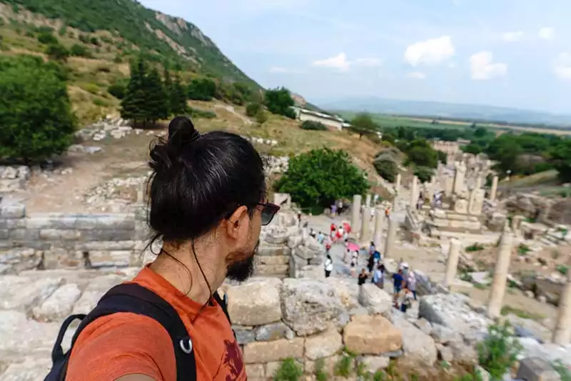 Efes Antik Kenti Cadde Fotograflari