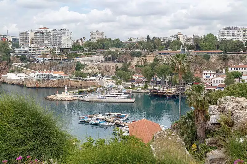 Antalya Kaleici Yat Limani Manzarasi