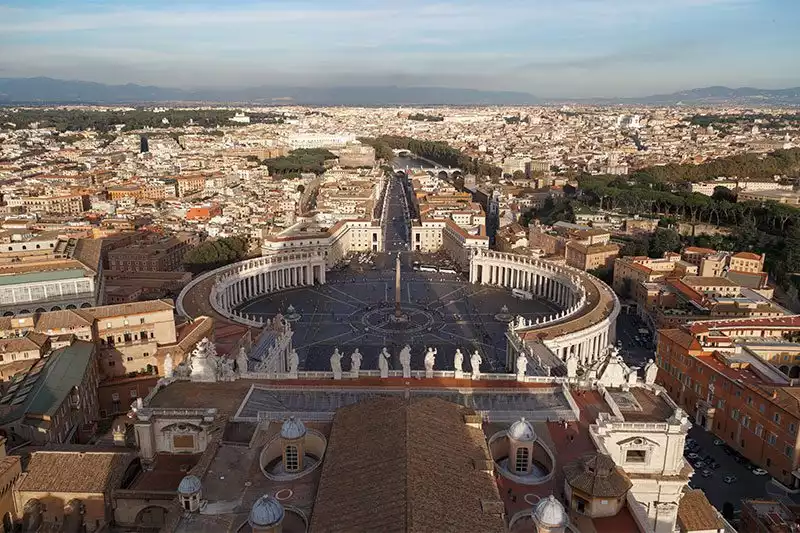 Aziz Petrus Bazilikasi Vatikan Manzarasi