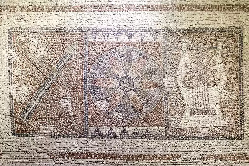 Fethiye Muzesi Letoon Antik Kenti Apollon Mozaigi
