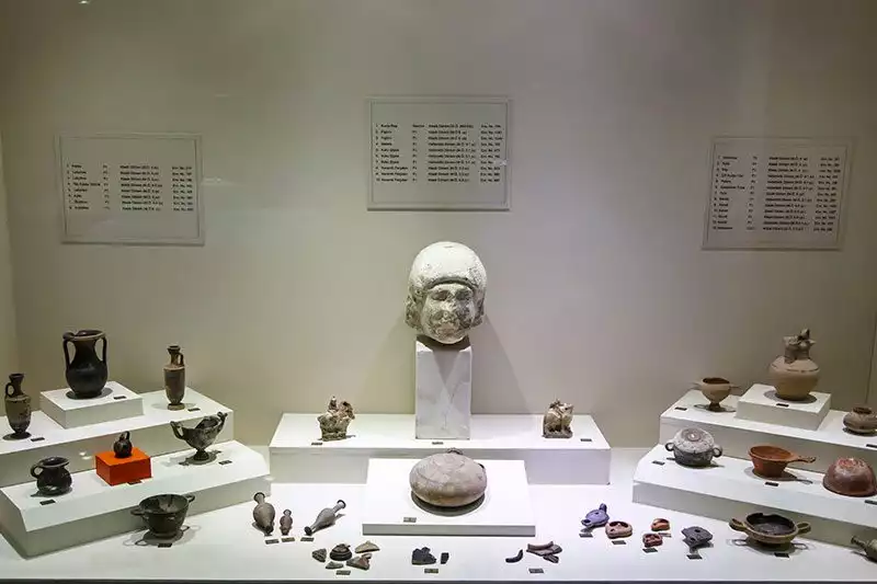 Kocaeli Arkeoloji Etnografya Muzesi Vitrinler