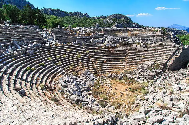 Termessos Antik Kenti Tiyatrosu